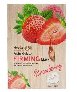 Haokali Fruits Gelato Firming Strawberry Sheet Mask - 30ml x 10 Pieces