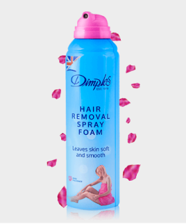 Dimples Rose Silk Hair Removal Spray price in Pakistan at Manmohni