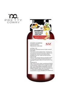 Pretty Cowry Natural Plant Extract Ginger Hair Growth Shampoo 500ml