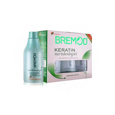 Bremod Top Smooth Keratin Hair Rebonding Kit 250 ML