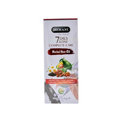 Buy Hemani 7in1 Complete Care Natural Hair Oil 200ML In Pakistan
