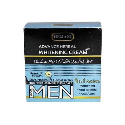 Hemani Advance Whitening Cream for Men 10gm price in Pakistan At Manmohni