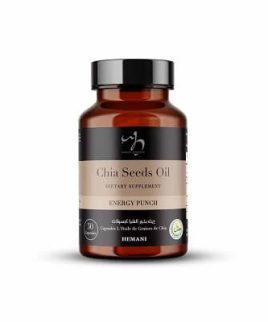 Hemani Chia Seed Oil Dietary Supplement Energy Punch 50 Capsule