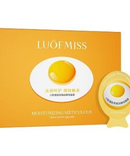 LUOFMISS 8 Small Muscle Hydrating Moisturizing Egg Collagen Yeast Facial Mask in Pakistan At Manmohni
