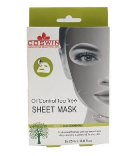Coswin Oil Control Tea Tree Sheet Mask (3 Sachets)