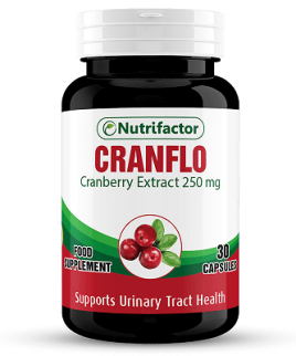 Nutrifactor Cranflo Cranberry Extract 250mg 30 Capsules
