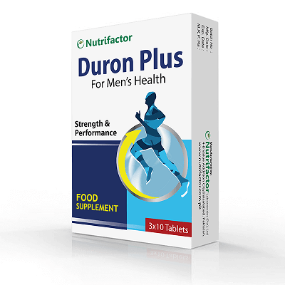 Nutrifactor Duron Plus 30 Tablets for Men's Health Support ( Food Supplement )