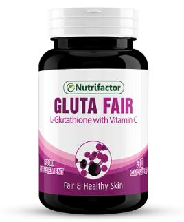 Nutrifactor Gluta Fair L-Glutathione with vitamins C 30 Capsules