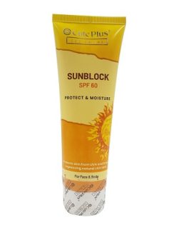 Cute Plus Sunblock SPF-60 Skin Protect & Moisture 100ml in Pakistan