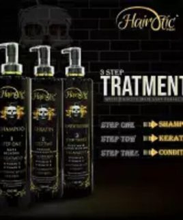 Hairotic Men Hair Keratin Treatment Vitamin B+E Set