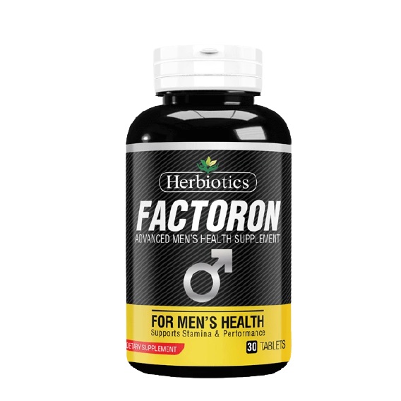 Herbiotics Factoron For Men's Health Supports Stamina & Performance - 30 Tablets