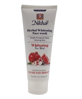 Nikhar Herbal Clear & Bright Whitening Face Wash 200g at Manmohni