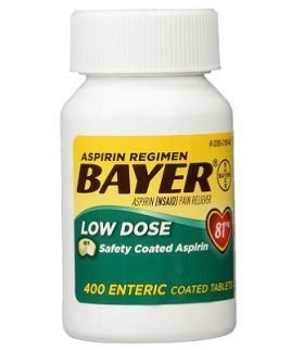 Bayer Aspirin Regiment Bayer Low Dose 81mg 400 Coated Tablets