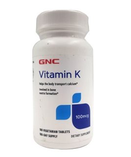 GNC Vitamin K 100mcg - 180 Tablets Buy Onlin ein Pakistan at Manmohni