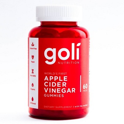 Goli Apple Cider Vinegar Gummies 60CT at manmohni