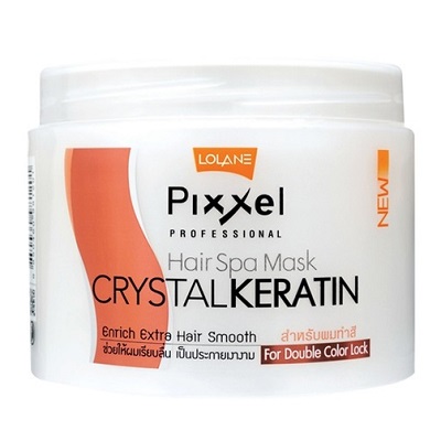Lolane Pixxel Hair SPA Mask Crystal Keratin Double Color Lock