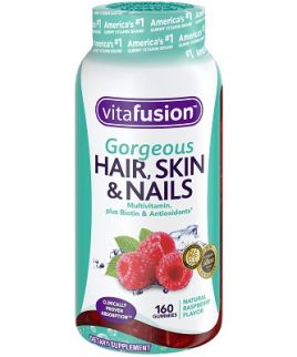 Vitafusion Gorgeous Hair, Skin and Nails Multivitamin Gummies 160 ct.