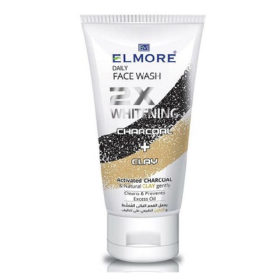 Elmore Charcoal & Clay 2x Whitening Daily Face Wash 75 ML in Pakistan