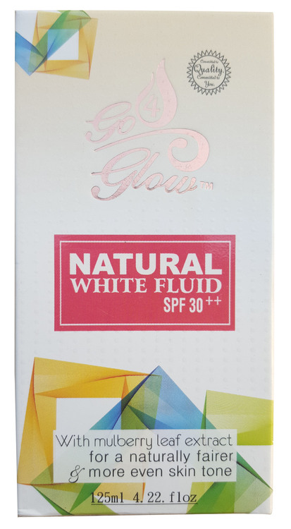 Go 4 Glow Natural White Fluid SPF30 125ML