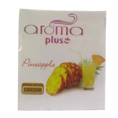 Aroma Plus Pineappple Special Dotted Condom 3 Piece online
