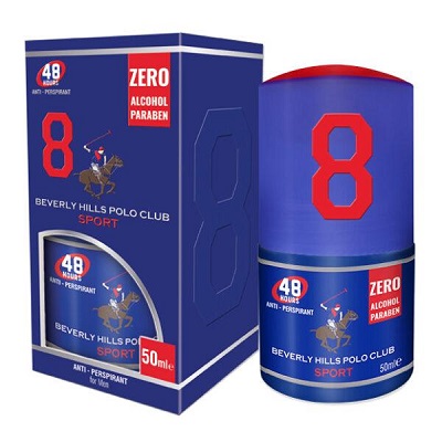 Beverly Hills Polo Club Sport Anti-Perspirant Roll On 8 For Men 50 ML online in Pakistan