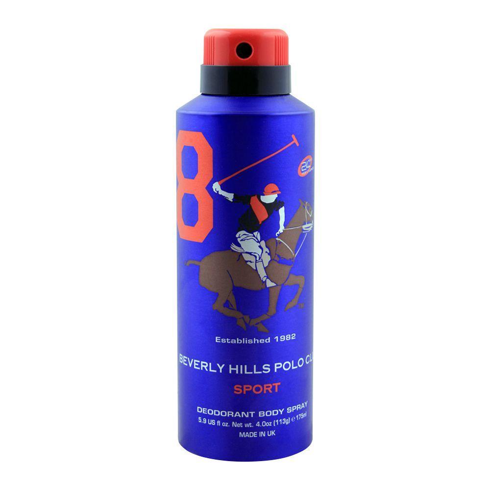 Beverly Hills Polo Club Sport Deodorant Body Spray 8 175 ML