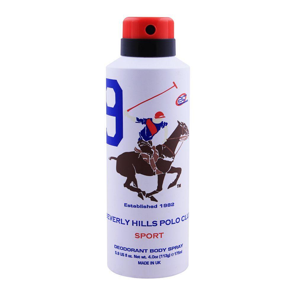 Beverly Hills Polo Club Sport Deodorant Body Spray 9 175 ML