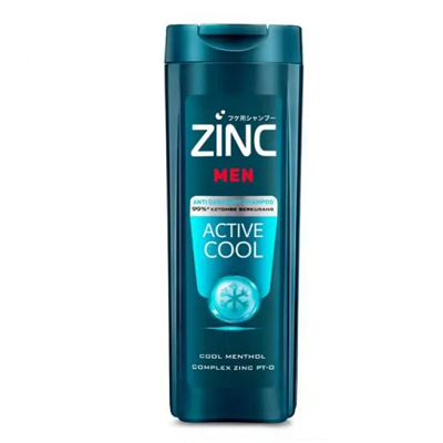 Zinc Men Active Cool Anti-Dandruff Shampoo 400ml online in Pakistan on Manmohni.pk