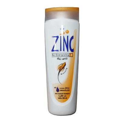 Zinc Re-Energizing Ginseng Anti Dandruff Shampoo 300ml online in Pakistan on Manmohni.pk