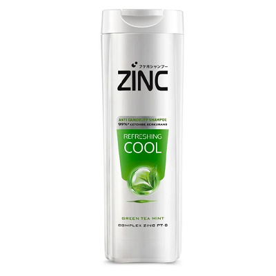 Zinc Refreshing Cool Green Tea & Mint Anti Dandruff Shampoo 400ml online in Pakistan on Manmohni.pk