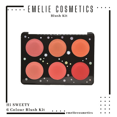 Emelie Paris Hi Sweety 6 Color Blush Kit