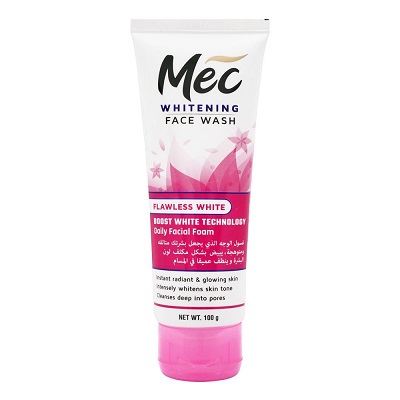 Mec Whitening Flawless White Face Wash 100g