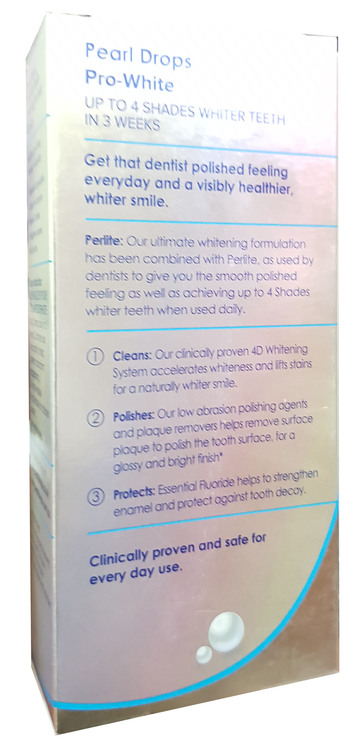 Pearl Drops Daily Whitening Pro-White Toothpolish 50ml on Manmohni