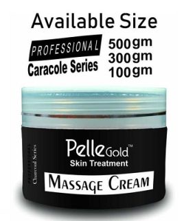 Pelle Gold Charcoal Series Massage Cream 100 Ml