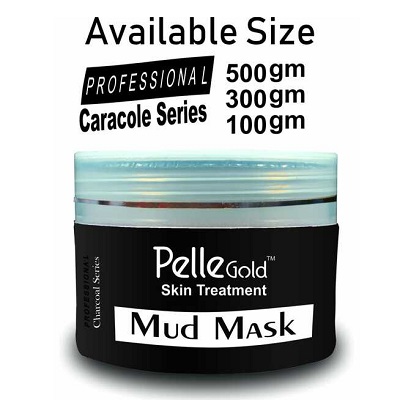 Pelle Gold Charcoal Series Mud Mask 100 gm on Manmohni
