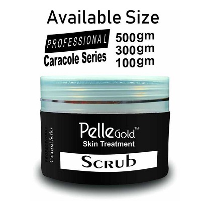 Pelle Gold Charcoal Series Scrub 100 Ml