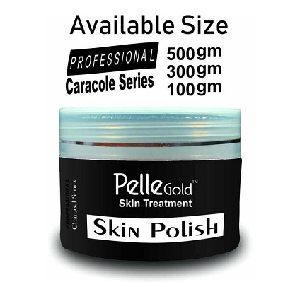 Pelle Gold Charcoal Series Skin Polish 100 gm