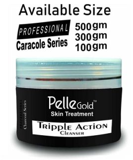 Pelle Gold Charcoal Series Triple Action Cleanser 100 gm