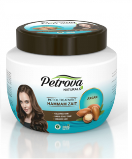 Petrova Natural Argan Oil Hammam Zait Hair Treatment Mask 500 ML