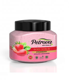 Petrova Natural Strawberry Body Scrub 500 ML