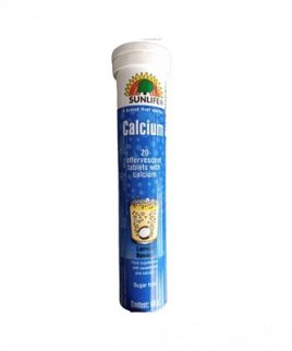 Sunlife Calcium 20 Effervescent Tablets