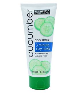Beauty Formulas Cucumber 3 Minute Clay Mask 100ml