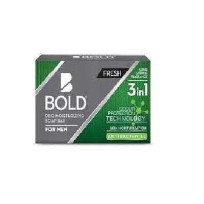 Bold Fresh 3-In-1 Deo Moisturizing Soap Bar 150 gm