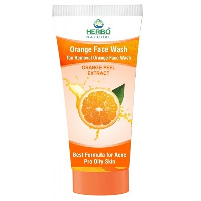 Herbo Natural Orange Face Wash 100 ml