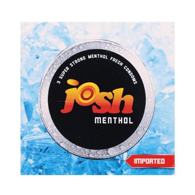Josh Super Strong ( Menthol ) Condoms 3 Pieces