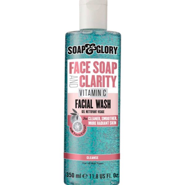 Soap & Glory Face Soap & Clarity 3-in-1 Daily Vitamin C Facial Wash 350ml