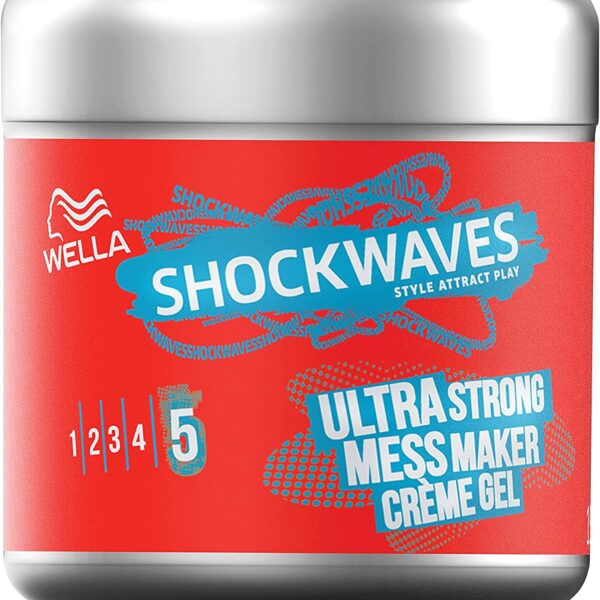 Wella Shockwaves Ultra Strong Mess Maker Crème Gel, 150ml in Pakistan on Manmohni