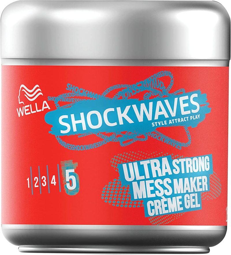 Wella Shockwaves Ultra Strong Mess Maker Crème Gel, 150ml in Pakistan on Manmohni