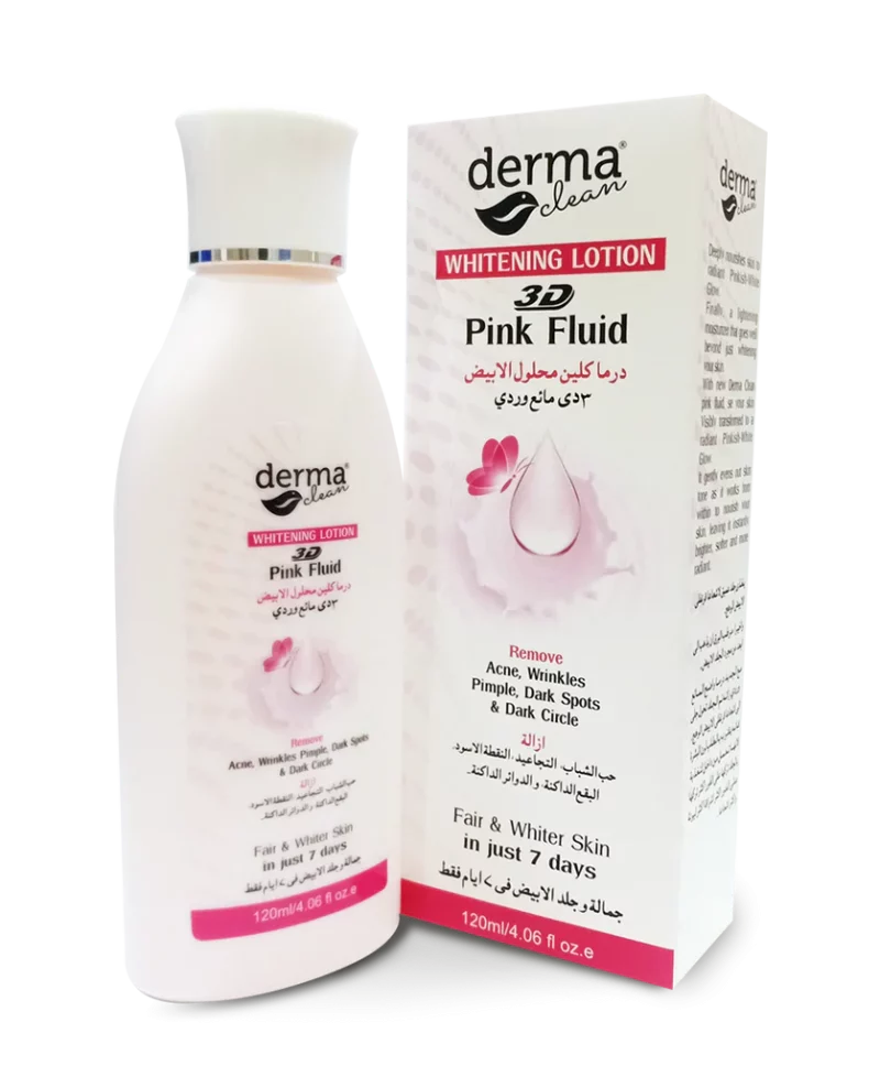 Derma Clean Whitening Lotion 3D Pink Fluid 120 ML buy online in Pakistan On Manmohni