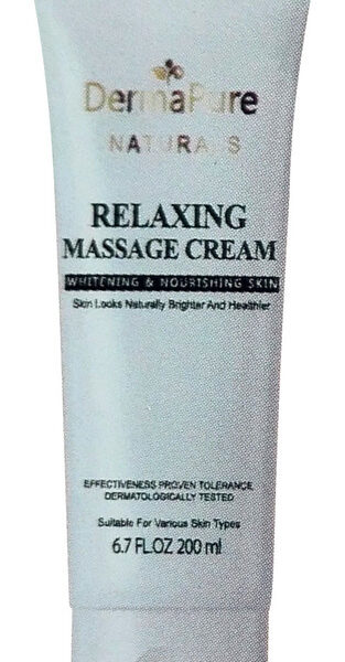 DermaPure Naturals Relaxing Massage Cream 200ML